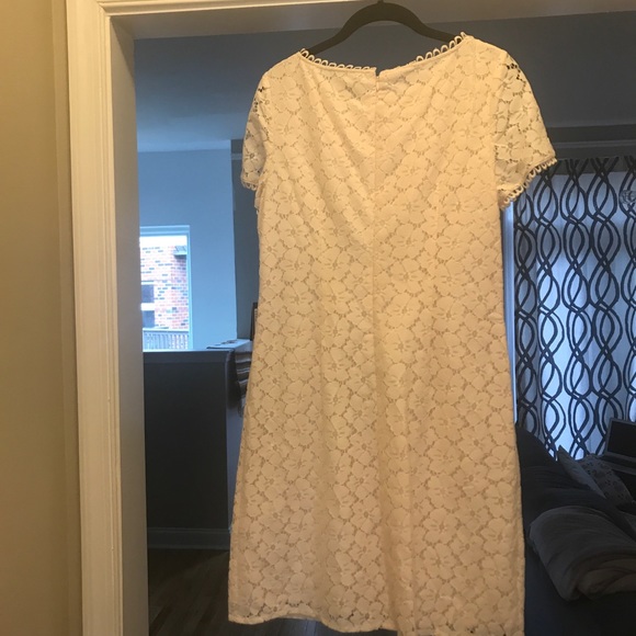 NWT Designer Adrianna Papell Lace Sheath Dress - Picture 2 of 3